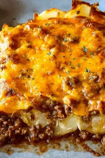 Cheesy Ground Beef and Potatoes