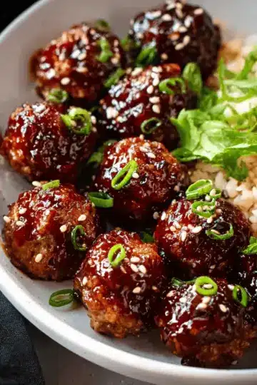 korean bbq meatballs