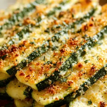 Baked Parmesan Zucchini