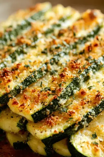 Baked Parmesan Zucchini