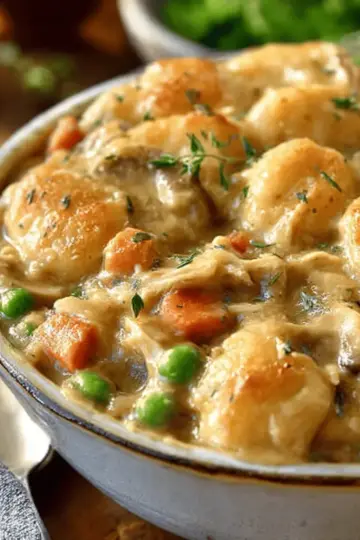 One Pot Gnocchi Chicken Pot Pie