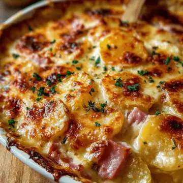 Ham and Potato Au Gratin