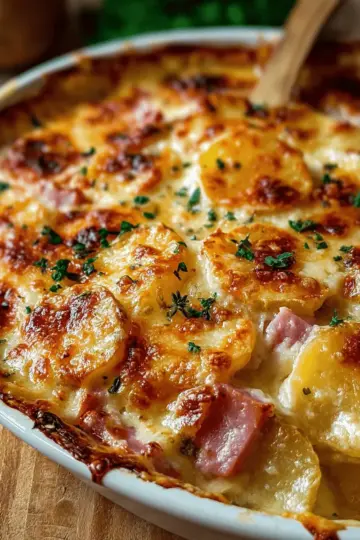 Ham and Potato Au Gratin