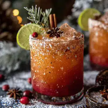 Whoville’s Spiced Up Christmas Margarita (with mocktail)