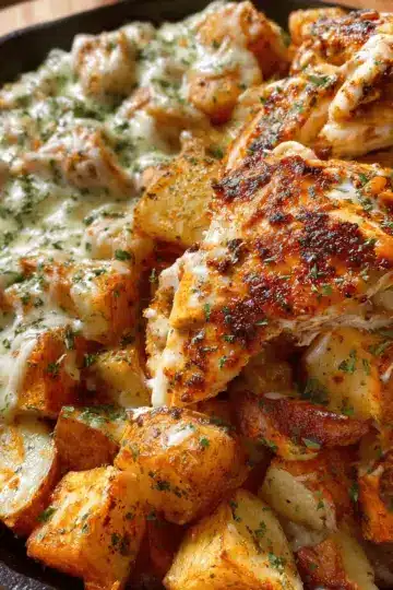 Garlic Parmesan Chicken and Potatoes