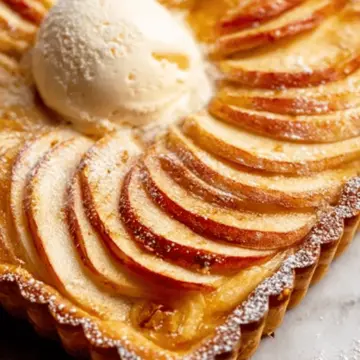 Easy French apple tart