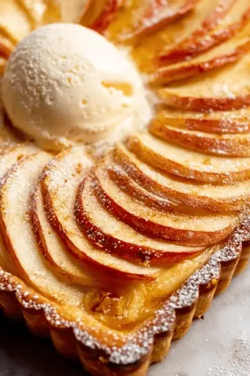 Easy French apple tart