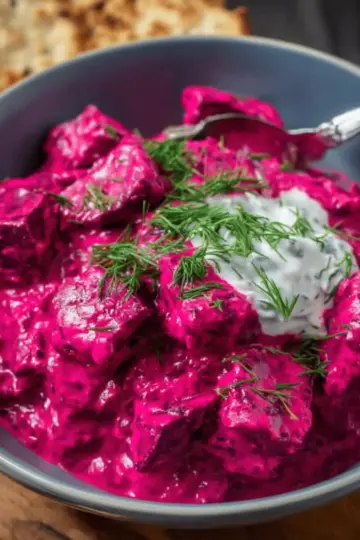 Beetroot Salad Dip With Greek Yogurt (Patzarosalata)