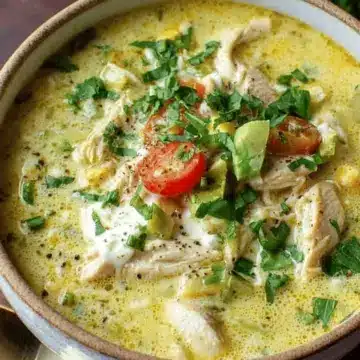 Creamy Green Enchiladas Chicken Soup