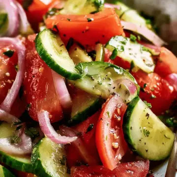 Cucumber Tomato Salad
