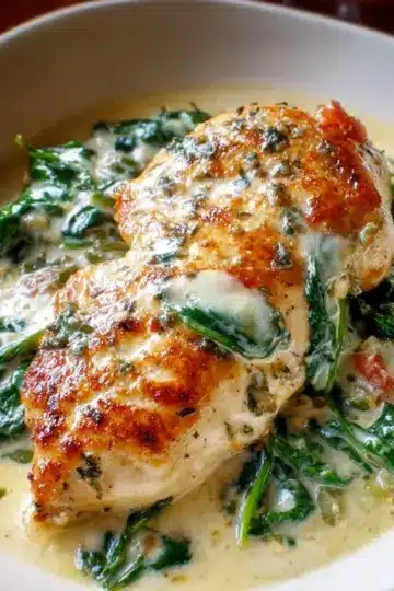 Creamy Chicken Florentine
