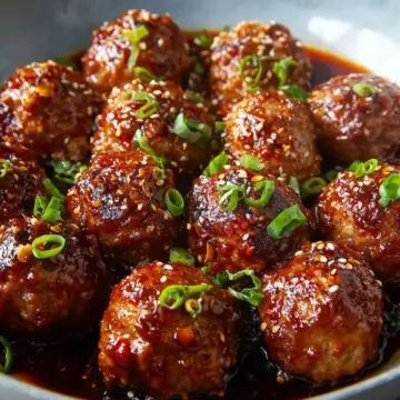 Korean Barbecue-Style Meatballs