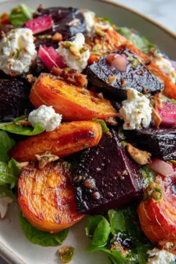 Roasted Beet and Carrot Salad