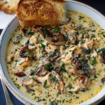 Rotisserie Chicken Mushroom Soup