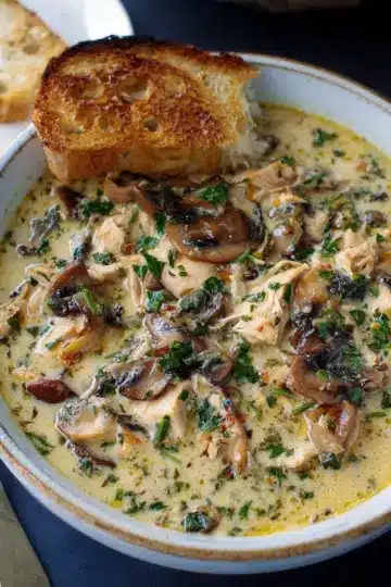 Rotisserie Chicken Mushroom Soup