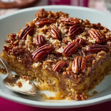 Pecan Pie Dump Cake