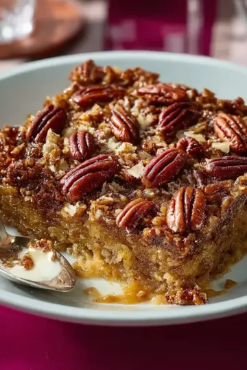 Pecan Pie Dump Cake