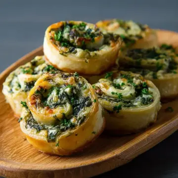 Spinach Artichoke Pinwheels Recipe
