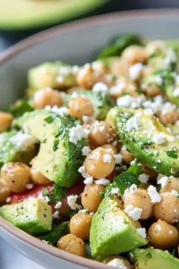 Chickpea, Avocado, & Feta Salad
