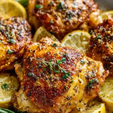 Easy Lemon Garlic Butter Chicken Thighs Recipe