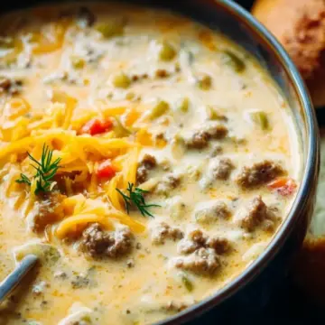 Award Winning Cheeseburger Soup