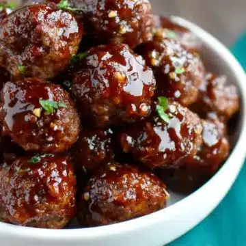 Slow Cooker Honey Garlic Meatballs