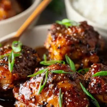 Honey Black Pepper Chicken Thighs