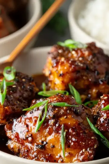 Honey Black Pepper Chicken Thighs