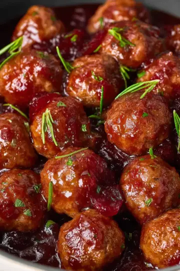 Cranberry Meatballs