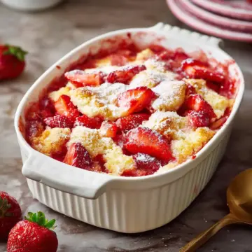 Strawberry Cobbler
