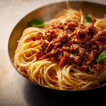 Easy spaghetti bolognese