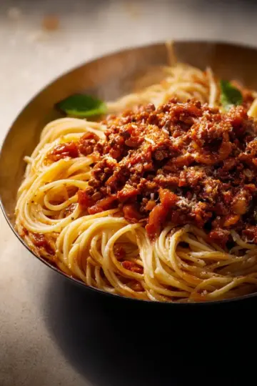 Easy spaghetti bolognese