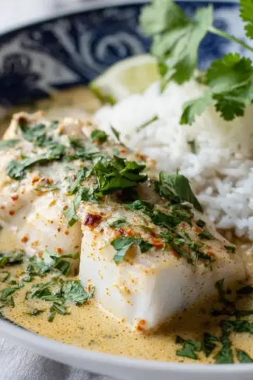 Baked Coconut Curry Cod Recipe