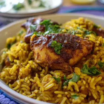 Moroccan Chicken & Rice