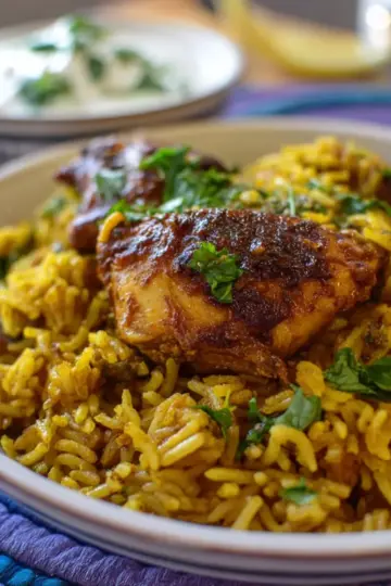 Moroccan Chicken & Rice