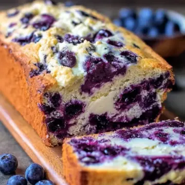 Blueberry Cream Cheese Bread