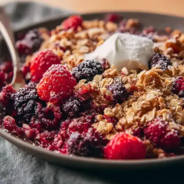 Triple Berry Crisp