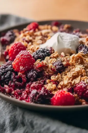 Triple Berry Crisp
