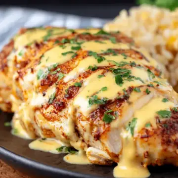 Mexican Chicken with Cheese Sauce