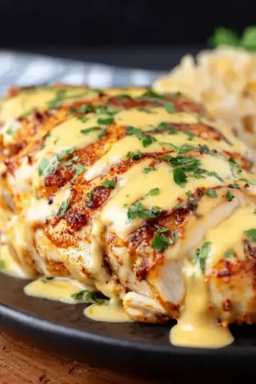 Mexican Chicken with Cheese Sauce
