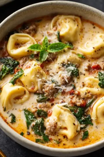 Sausage Tortellini Soup