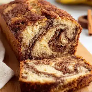 Cinnamon Swirled Banana Bread