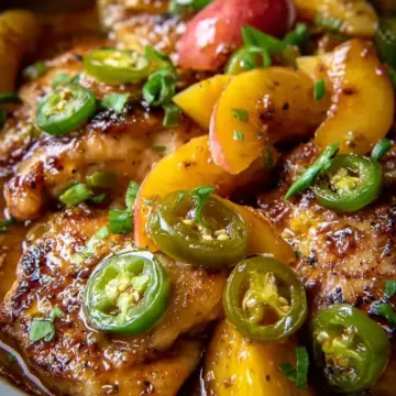 Jalapeno Peach Chicken