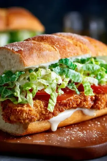 Crispy Chicken Caesar Sandwich