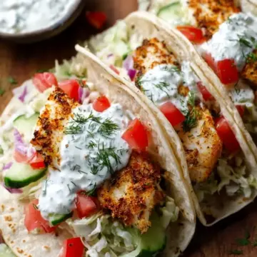 Tzatziki Fish Tacos