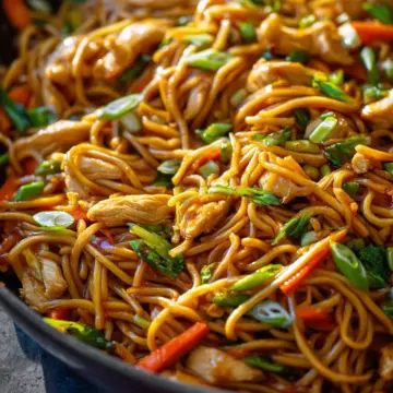 Chicken Chow Mein with Best Chow Mein Sauce!