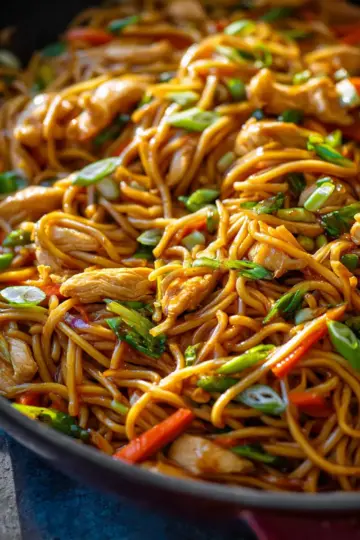 Chicken Chow Mein with Best Chow Mein Sauce!