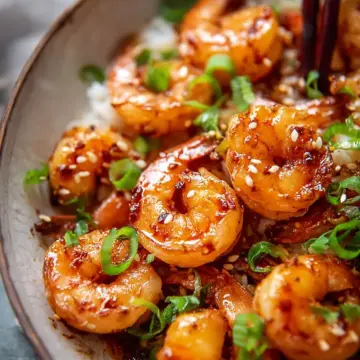 10 Minute Honey Garlic Shrimp
