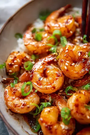 10 Minute Honey Garlic Shrimp