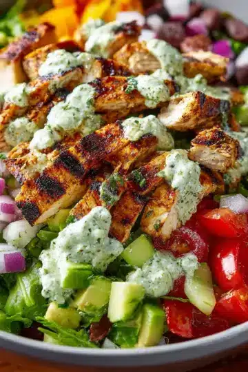 Peruvian Grilled Chicken Salad
